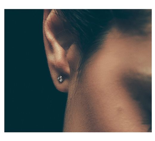 Pendientes LECARRÉ de oro blanco y brillantes GB020OB-00