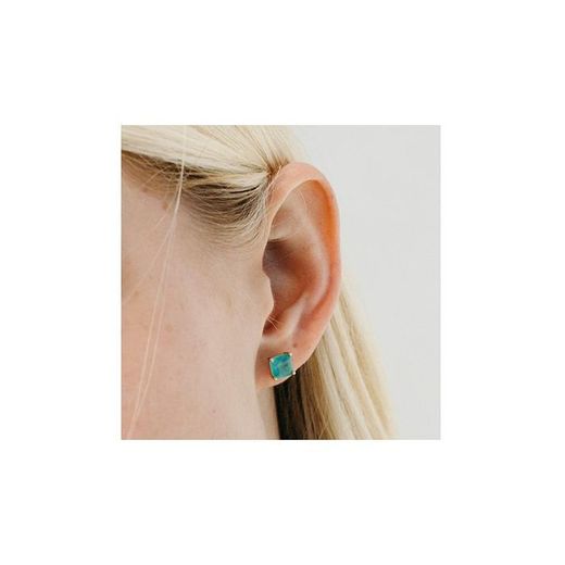 Pendientes LECARRE Green Love. Oro y Cuarzo Verde. GB117OA-00