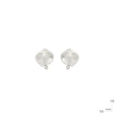 Pendientes MIQUEL SARDÀ de plata, perla y diamante lab. 26263