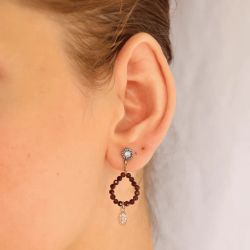 Pendientes PLATADEPALO de Plata 925 Aetheris. WE200G