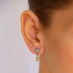 Pendientes PLATADEPALO Selion. WE189C
