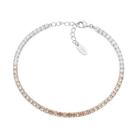 Pulsera AMEN tenis tonos naranjas 2,5 mm. BT25DEBGA17