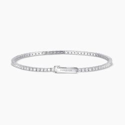 Pulsera MABINA tenis de plata y circonita CLUB DE TENIS.533355-M