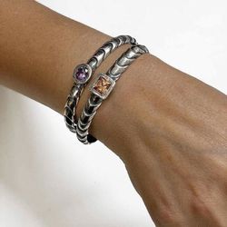 Pulsera PLATADEPALO Ansur. WB321N