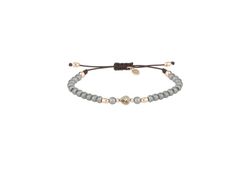 Pulsera SUNFIELD plata, hematites y circonitas. PU061297