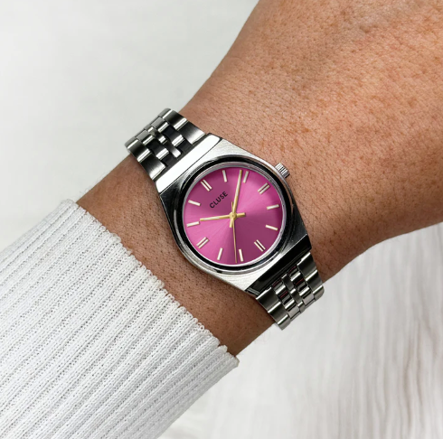 Reloj CLUSE Retro 70s Mini Watch Steel. CW16303