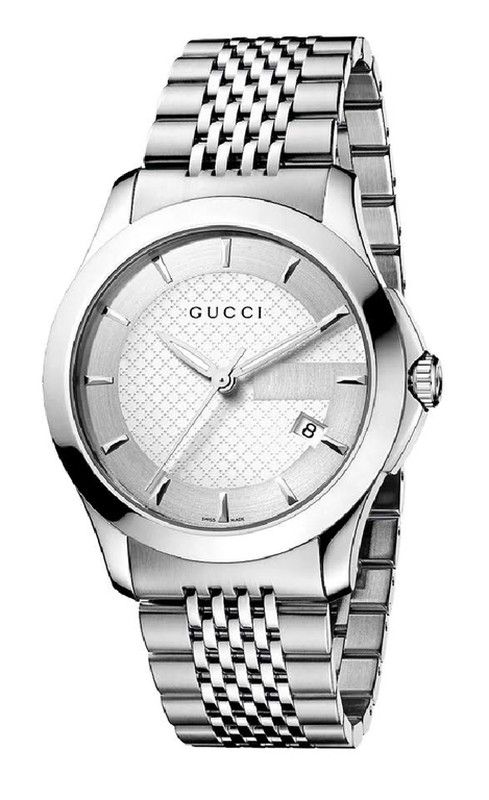 RELOJ GUCCI G-TIMELESS UNISEX ACERO SATINADO Y PULIDO YA126401