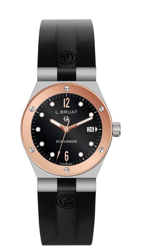 Reloj L. Bruat scaphandre 29mm.   4409