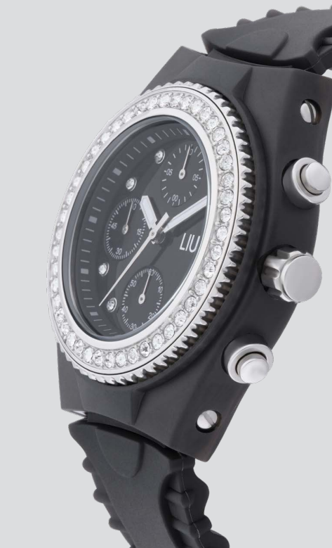 Reloj LIU-JO Casual Jennel negro y plateado 40.2mm. TLJ2835