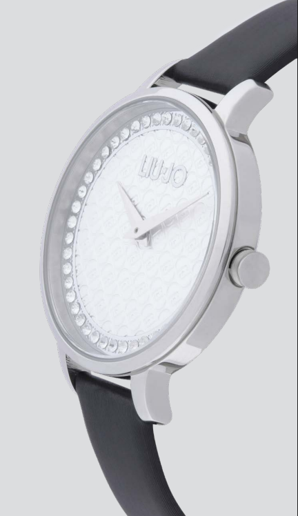 Reloj LIU-JO Casual Shine plateado y negro -32mm. TLJ2764