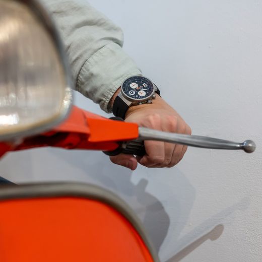 Reloj MONTJUIC Chrono Negro Blanco SS. MJ2.0101.S