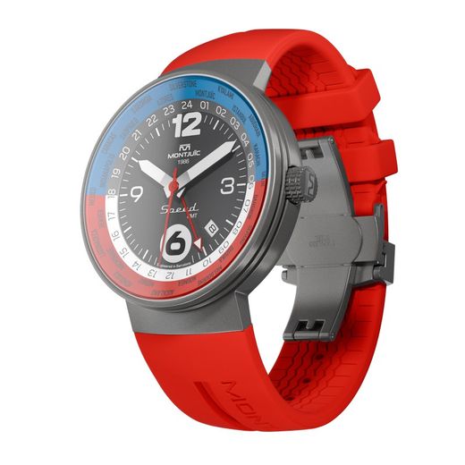 Reloj MONTJUIC SPEED GMT Red Outback.  MJ3.0203.S